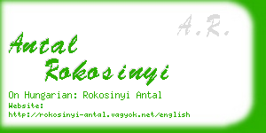antal rokosinyi business card